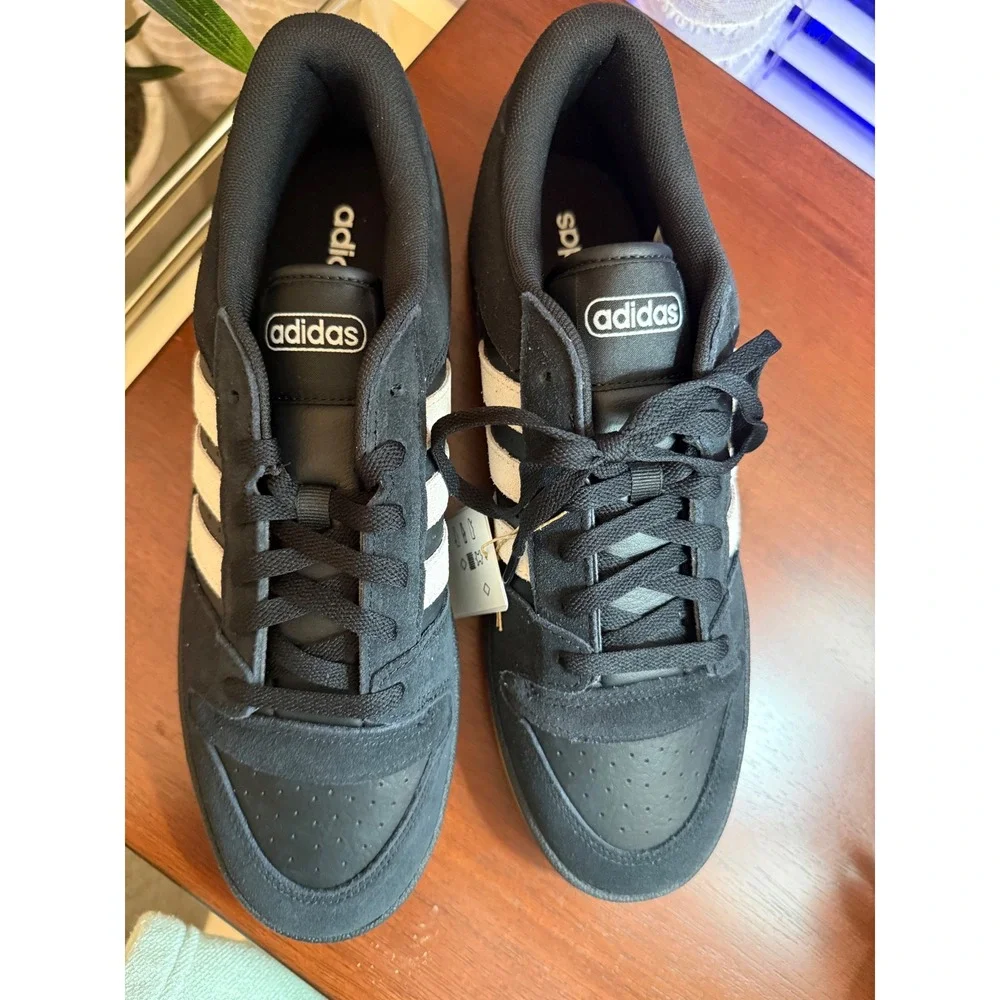 Adidas Entrap Mens Sneakers Black White Gum Sole‎ Low Top Shoes H05054 NWT